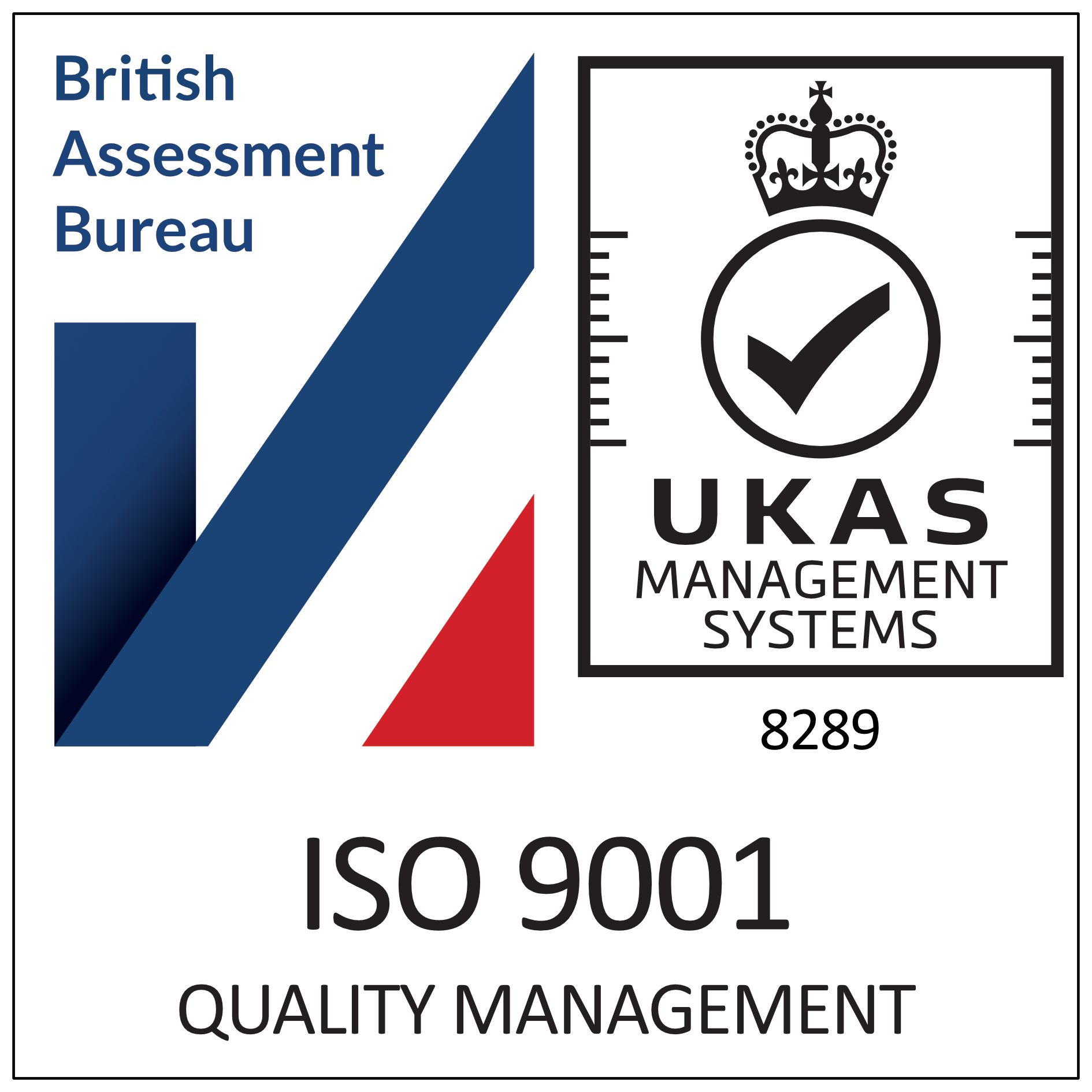 British Assessment Bureau Certificate