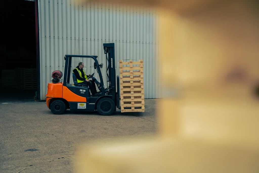 Softwood pallets and skids